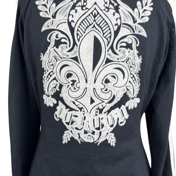 Dereon by Beyoncé Black Zip-Up Hoodie Dress Women’s L - Picture 5 of 7